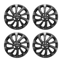 Jogo Calota Grafite Aro 15 Fiat Strada modelo 2021 emblema resinado preto Jogo Calota Grafite Aro 15 Fiat Strada modelo 2021 emblema resinado preto