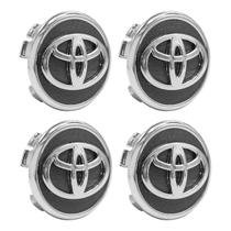 Jogo Calota Meio Centro Tampa Roda Toyota Etios Grafite
