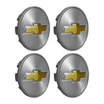 Jogo Calota Meio de Roda GM Vectra Elite 2010 56mm Escovada