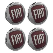 Jogo Calota Meio Miolo Centro Roda Fiat Toro Freemont 60mm Jogo Calota Meio Miolo Centro Roda Fiat Toro Freemont 60mm