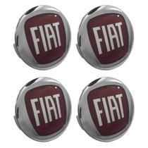 Jogo Calota Meio Miolo Centro Roda Fiat Toro Freemont 60mm Jogo Calota Meio Miolo Centro Roda Fiat Toro Freemont 60mm