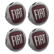 Jogo Calota Meio Miolo Centro Roda Fiat Toro Freemont 60mm Jogo Calota Meio Miolo Centro Roda Fiat Toro Freemont 60mm