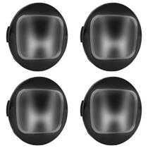 Jogo Calota Meio Roda Hrv Crv New Civic 69mm Preta/cromada Jogo Calota Meio Roda Hrv Crv New Civic 69mm Preta/cromada
