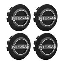 Jogo Calota Meio Roda Logo Novo Nissan Kicks 2016 Até 2024 51mm Preta Jogo Calota Meio Roda Logo Novo Nissan Kicks 2016 Até 2024 51mm Preta