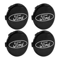 Jogo Calota Meio Roda Porta Logo Binno 56mm Emblema Resinado