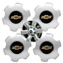 Jogo Calota Miolo Roda S10 Lt Ltz 2012 2013 2014 2015 Prata