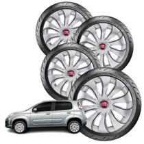 Jogo Calota Model Uno Mille 2008 2009 2010 2011 2012 Aro 14