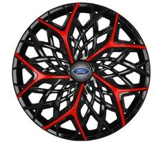 Jogo Calota Moove Red Aro 13 Para Ka 2008 2009 2010