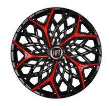 Jogo Calota Moove Red Aro 13 Para Palio 2000 2001 2002 2003