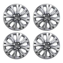 Jogo Calota Prata Gol Voyage Modelo G7 Vw Aro 14