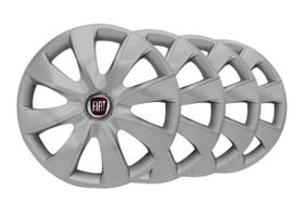 Jogo Calota Prime Aro 14 Prata Para Palio Uno Mille Siena Punto Fiorino