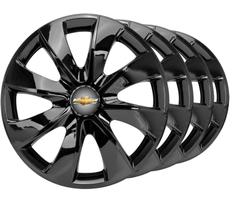 Jogo Calota Prime Aro 14 Preta Para Onix Prisma Joy Classic Astra Spin Kadett