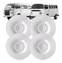 Jogo Calota Roda Centro Kombi Clipper Diesel Branca 12 Peças Jogo Calota Roda Centro Kombi Clipper Diesel Branca 12 Peças