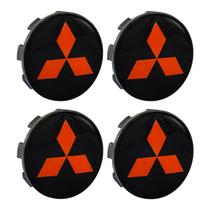 Jogo Calota Roda Mitsubishi L200 Tr4 Preta C/ Vermelho Lisa Jogo Calota Roda Mitsubishi L200 Tr4 Preta C/ Vermelho Lisa