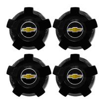 Jogo Calota S10 6 Furos Para Roda De Ferro Preta Brilhante Jogo Calota S10 6 Furos Para Roda De Ferro Preta Brilhante