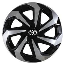 Jogo Calota Spider Black Silver Aro 14 Corolla Etios Fielder Jogo Calota Spider Black Silver Aro 14 Corolla Etios Fielder