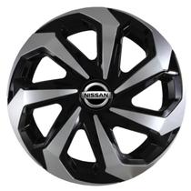 Jogo Calota Spider Black Silver Aro 14 March Versa Sentra Jogo Calota Spider Black Silver Aro 14 March Versa Sentra