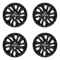 Jogo Calota Sport 15 Preto Brilhante Argo Cronos 2022 296 A