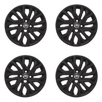 Jogo Calota Sport 15 Preto Fosco Argo Cronos 2022 296 P