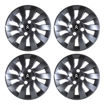 Jogo Calota Sport Street 14 Grafite Citroen C3 C4