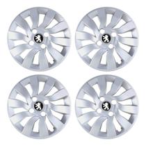 Jogo Calota Sport Street 14 Prata Peugeot 206 207 208 Jogo Calota Sport Street 14 Prata Peugeot 206 207 208