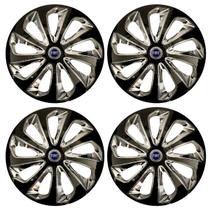 Jogo Calota Velox 13 Preto Cromado Palio Siena Uno Mille Jogo Calota Velox 13 Preto Cromado Palio Siena Uno Mille