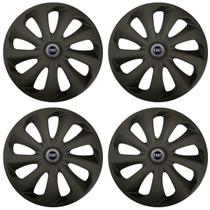 Jogo Calota Velox 13 Preto Fosco Palio Siena Uno Mille Jogo Calota Velox 13 Preto Fosco Palio Siena Uno Mille