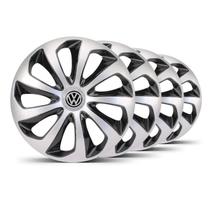 Jogo Calota Velox Aro 15 Prata / Preta VW New Beetle