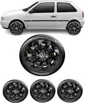 Jogo Calota Vw Gol G3 G4 G5 G6 G7 Aro 15 + Emblema Resinado Jogo Calota Vw Gol G3 G4 G5 G6 G7 Aro 15 + Emblema Resinado