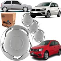 Jogo Calota Vw Orbital Grid Sport Aro 13 4 Peças Encaixe
