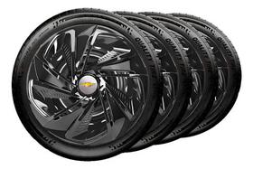 Jogo Calotas Esportiva Aro 14 Gm Corsa Agile Kit 4 Carlota Chevrolet Celta Prisma