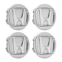 Jogo Calotinha 55mm KRMAI Honda HRV WRV e Accord Prata Cromada