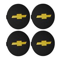 Jogo Calotinha 58mm Centro de Roda GM Opala Diplomata 1991/1992 Preto Com Dourado Jogo Calotinha 58mm Centro de Roda GM Opala Diplomata 1991/1992 Preto Com Dourado