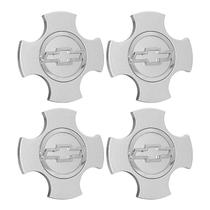 Jogo Calotinha Centro de Roda GM Meriva CD Prata boton Cromado