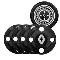 Jogo Calotinha Miolo De Roda Renault Clio Sandero Aro13 14 15
