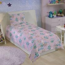 Jogo Cama 100% Microfibra Angel Stitch 2 Peças Menina Disney Jogo Cama 100% Microfibra Angel Stitch 2 Peças Menina Disney