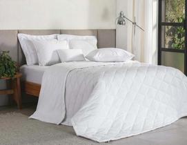 Jogo Cama Casal 180 Fios Basic Percalle Branco Buddemeyer