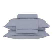 Jogo Cama Casal 180 Fios Em Algodão Percalle Buddemeyer ul Jogo Cama Casal 180 Fios Em Algodão Percalle Buddemeyer ul