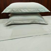 Jogo Cama Casal 200 Fios Festone Classic Kacyumara Verde /