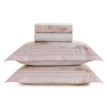 Jogo Cama Casal 200 Fios Karsten Infantil Jardim Rosa Jogo Cama Casal 200 Fios Karsten Infantil Jardim Rosa
