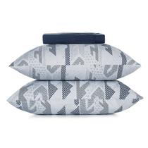 Jogo Cama Casal 3 Pcs Malha Fio Penteado Estampado Altenburg