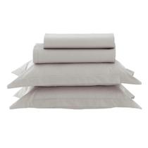 Jogo Cama Casal 300 Fios 100% Algodão 04 Peças Tresor Bege Jogo Cama Casal 300 Fios 100% Algodão 04 Peças Tresor Bege