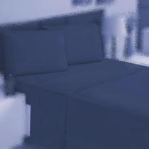 Jogo Cama Casal 3P Lençol Sem Elástico + Fronha 100% Algodão