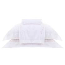 Jogo Cama Casal 4 Pcs Algodão 180 Fios Percalle Verbena Buddemeyer