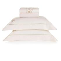 Jogo Cama Casal 4 Pcs Algodão 200 Fios Marie Karsten