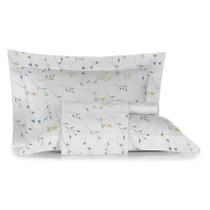 Jogo Cama Casal 4Pc Alg.200F Tresor Branco 7769 Estamparia Jogo Cama Casal 4Pc Alg.200F Tresor Branco 7769 Estamparia