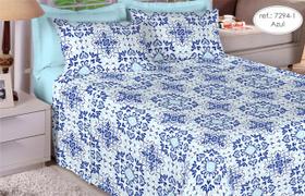 Jogo Cama Casal Estampado Premium Plus 100%Algodão Admirare