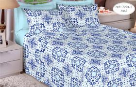 Jogo Cama Casal Estampado Premium Plus 100%Algodão Admirare Jogo Cama Casal Estampado Premium Plus 100%Algodão Admirare