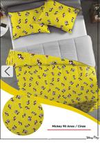 Jogo Cama Casal Mickey 90 a Cinza