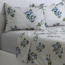 Jogo Cama Casal Queen Size 4 Peças Microfibra 150fios Sultan